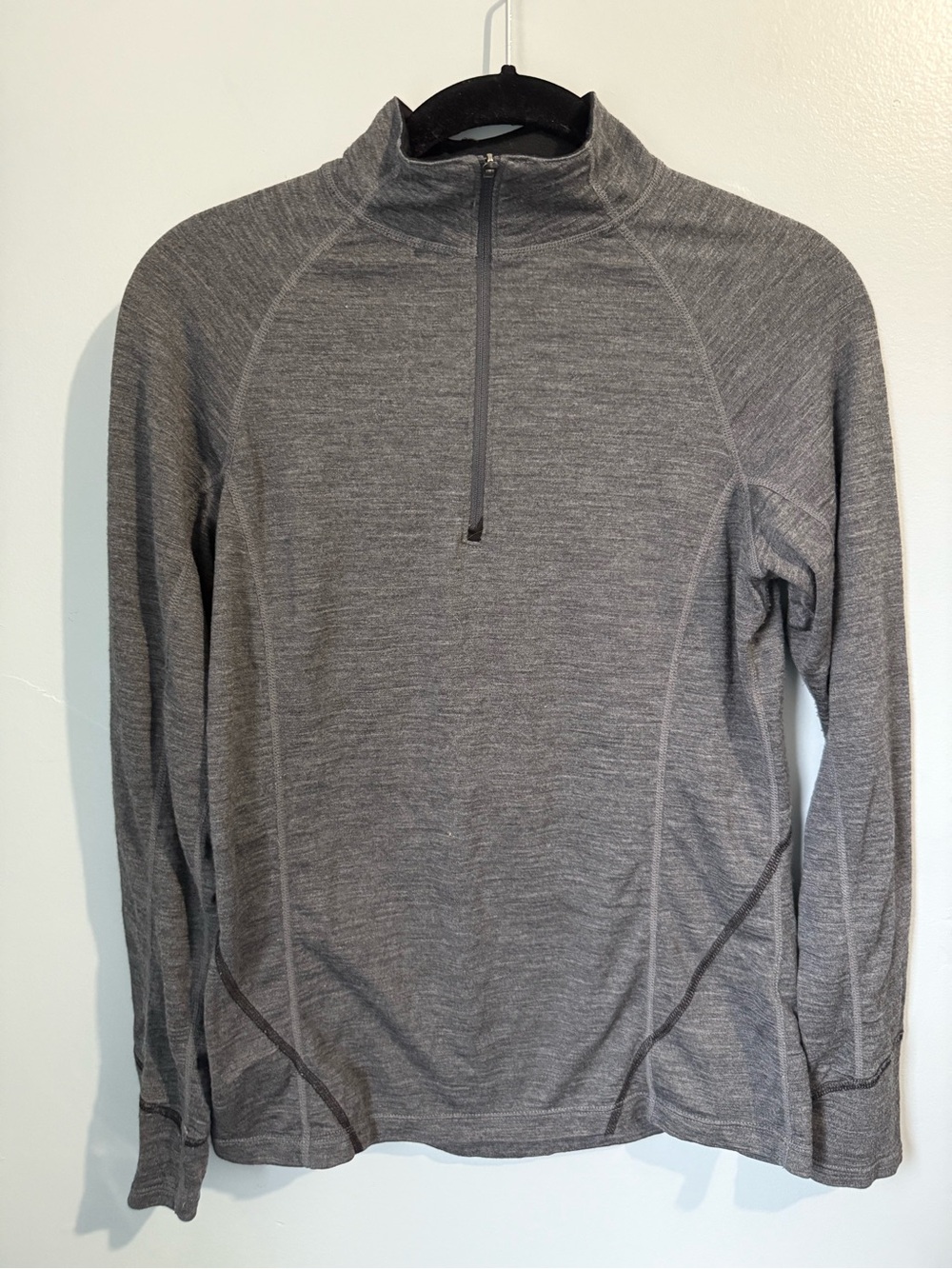 Ibex Grey Women’s 1/2 Zip Small